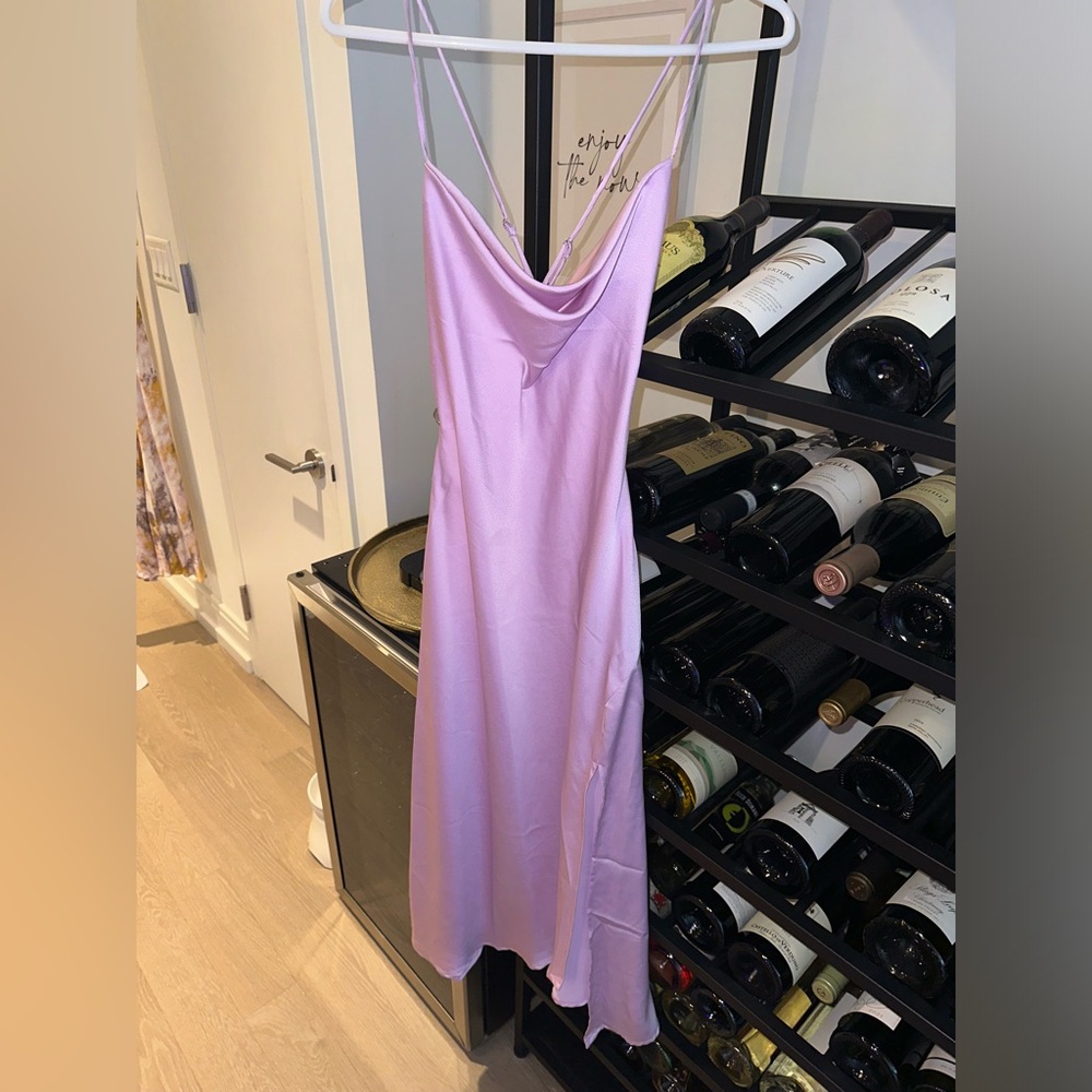 ASTR Purple Midi Dress